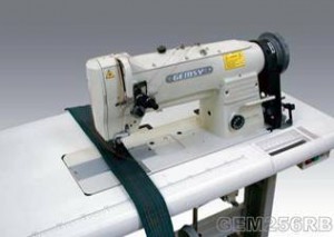 GEMSY GEM256RB Machine à coudre industrielle à triple entrainement double aiguille